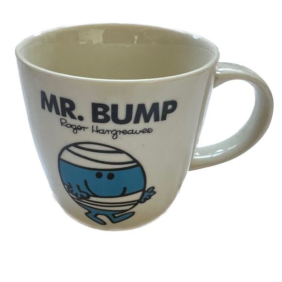 Mr Bump Mug Mr. Men Little Miss Blue Cream Sanrio 2013 Roger Hargreave - Picture 2 of 9